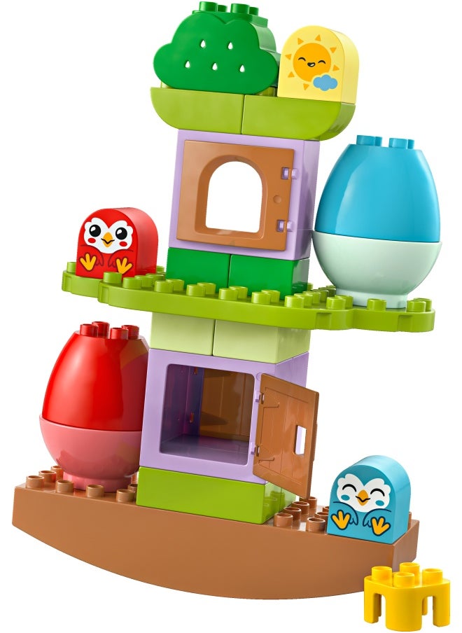 LEGO - DUPLO My First Balancing & Stacking Tree, Educational Toys for 1.5 Plus Year Old Boys & Girls, Toddler Learning Set with 2 Bird Figures Encourages Creative Play, 10440 (27 pieces) - Image 1