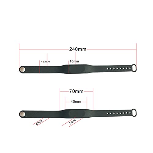 HECERE IC ISO 14443A RFID Silicone Wristband/Bracelet UID Changeable Sector0 Block0 Rewritable(1PCS UID IC Changeable Wristband) - Image 4