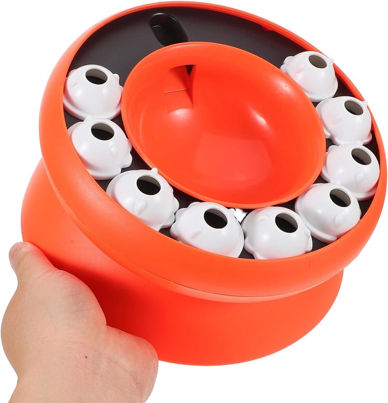 Slow Feeder Cat Bowl Interactive Puzzle for Kittens, Orange Slow Eating Pet Feeder Dish to Promote Natural Foraging and Prevent Overeating - Image 4