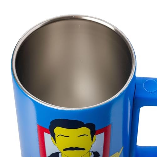 Silver Buffalo Ted Lasso Garbage Water Double Wall Stainless Steel Coffee Mug with Handle 15 Ounces - Image 3