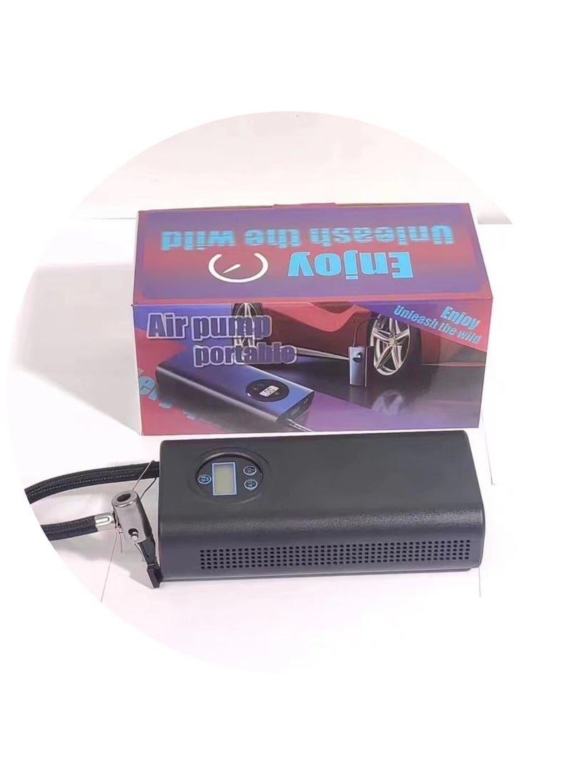 Electric Pump Portable Automatic Air Pump Fast Ball Inflation With Accurate Pressure Gauge and Digital Lcd Display for Cars Basketball Footballs