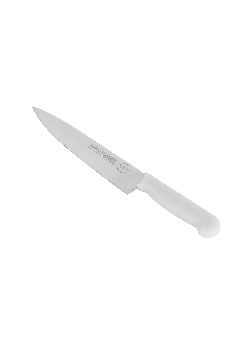 Royalford 8" Chef Knife- RF12560/ with Ultra-Sharp Stainless Steel Blades and Rust-Proof Body, PP Handle - Image 1