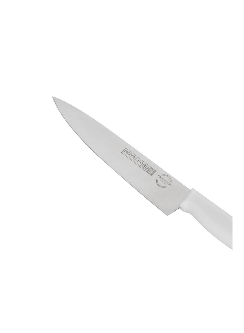 Royalford 8" Chef Knife- RF12560/ with Ultra-Sharp Stainless Steel Blades and Rust-Proof Body, PP Handle - Image 4