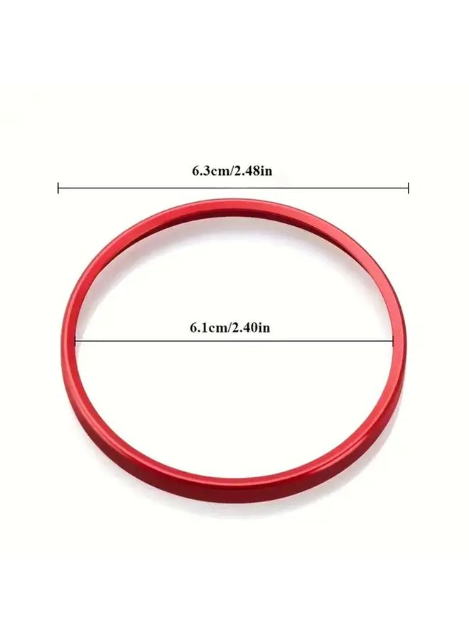 Black Decorative Trim Ring Sticker For Car Headlights Compatible With Volkswagen VW Golf Jetta Passat CC Touran Tiguan 1pc Car Interior Enhancement - Image 2