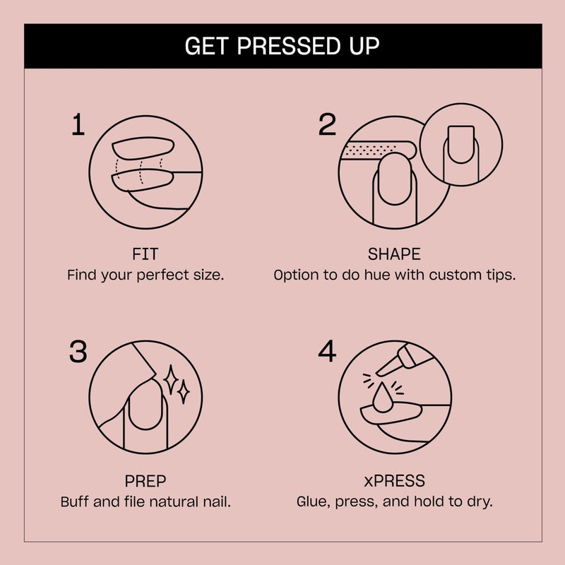 OPI On Point Swirl Next Door | Short Round Black with Abstract Swirls Nail Art Press On Nails | 24 Count with Nail Glue | Long Lasting, Reusable, Non-damaging | Fall 2025 Shades - Image 4