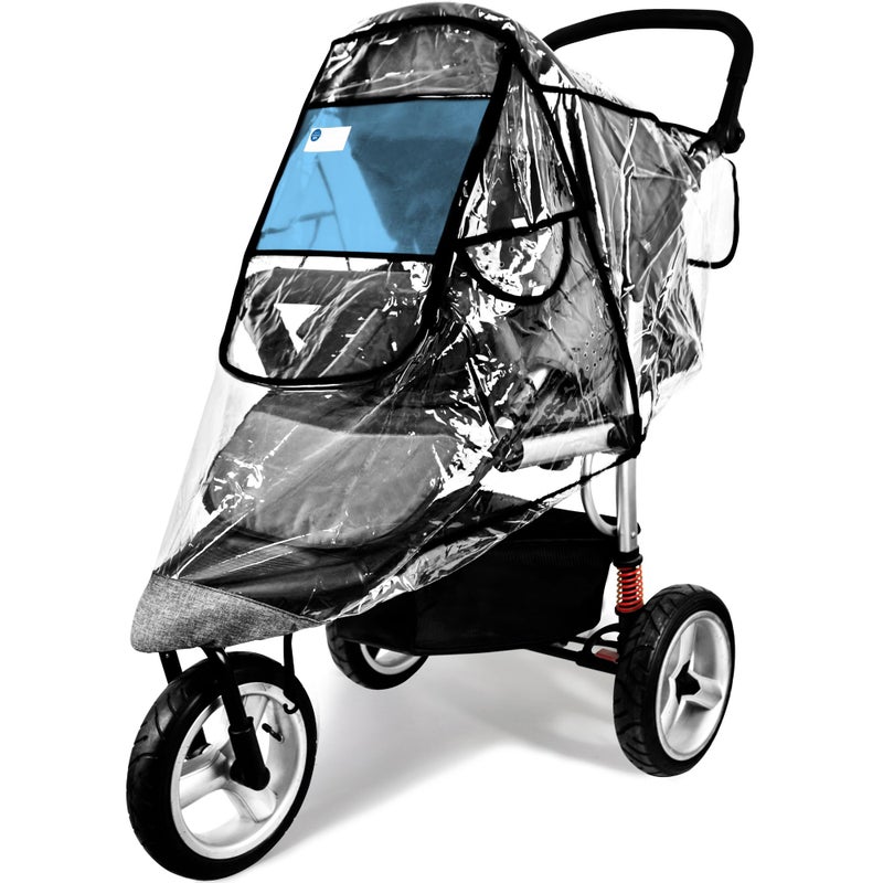 Vaxaape Stroller Rain CoverUniversal Stroller AccessoryWaterproofWindproof ProtectionProtect from Dust SnowBaby Travel Weather ShieldClear - Image 3