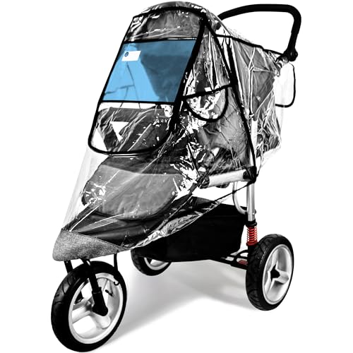 Vaxaape Stroller Rain CoverUniversal Stroller AccessoryWaterproofWindproof ProtectionProtect from Dust SnowBaby Travel Weather ShieldClear - Image 1