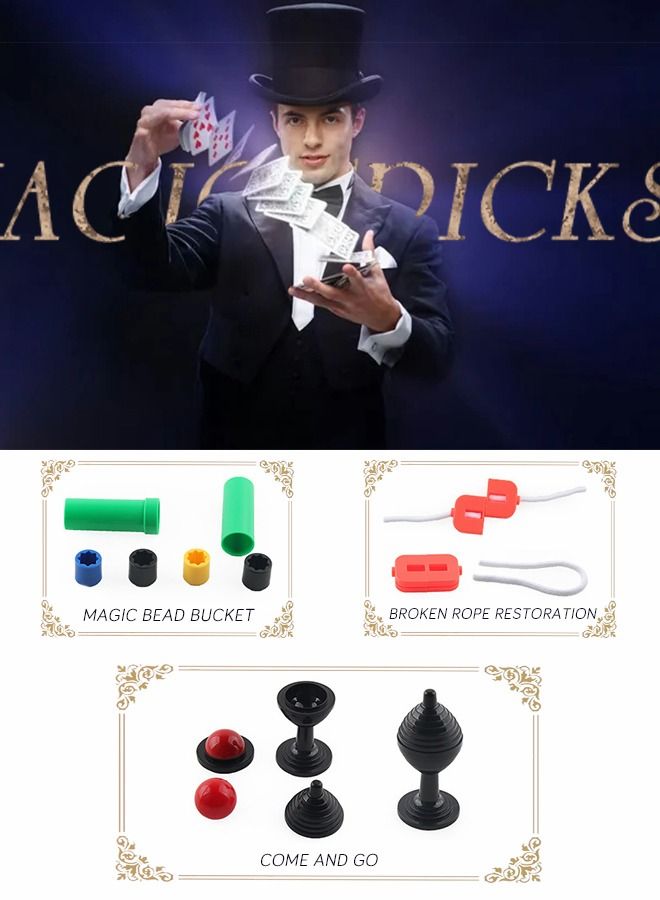 GROIC Kids Magic Sets, Pretend Magician Dress Up Toys, Role Playing STEM Project Simple for Beginners, Educational Toys - Image 5