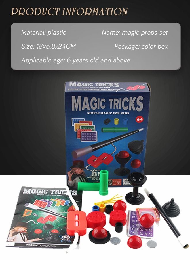 GROIC Kids Magic Sets, Pretend Magician Dress Up Toys, Role Playing STEM Project Simple for Beginners, Educational Toys - Image 4