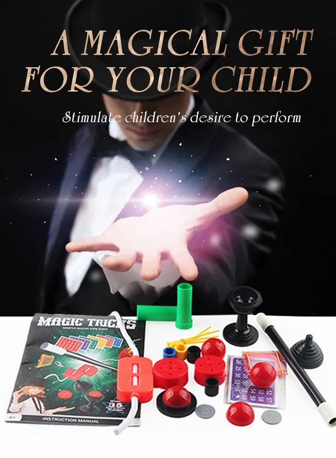 GROIC Kids Magic Sets, Pretend Magician Dress Up Toys, Role Playing STEM Project Simple for Beginners, Educational Toys - Image 3