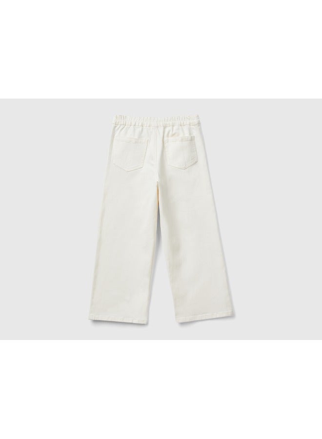 UNITED COLORS OF BENETTON High-Waisted Straight Fit Trousers - Image 2