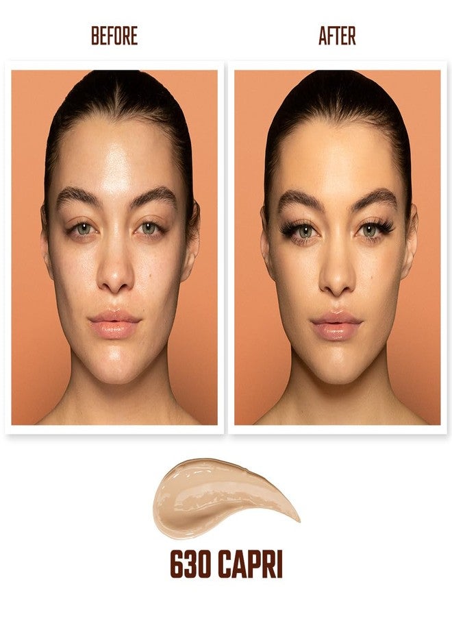 Juvia's Place أساس سائل مخملي مات من جوبيا بلايس آي أم ماجيك 630 - كابري - فاتح مع نغمة محايدة ودافئة، أساس مكياج تغطية كاملة، خفيف الوزن، يدوم طويلاً، لمسة مخملية مات - Image 2