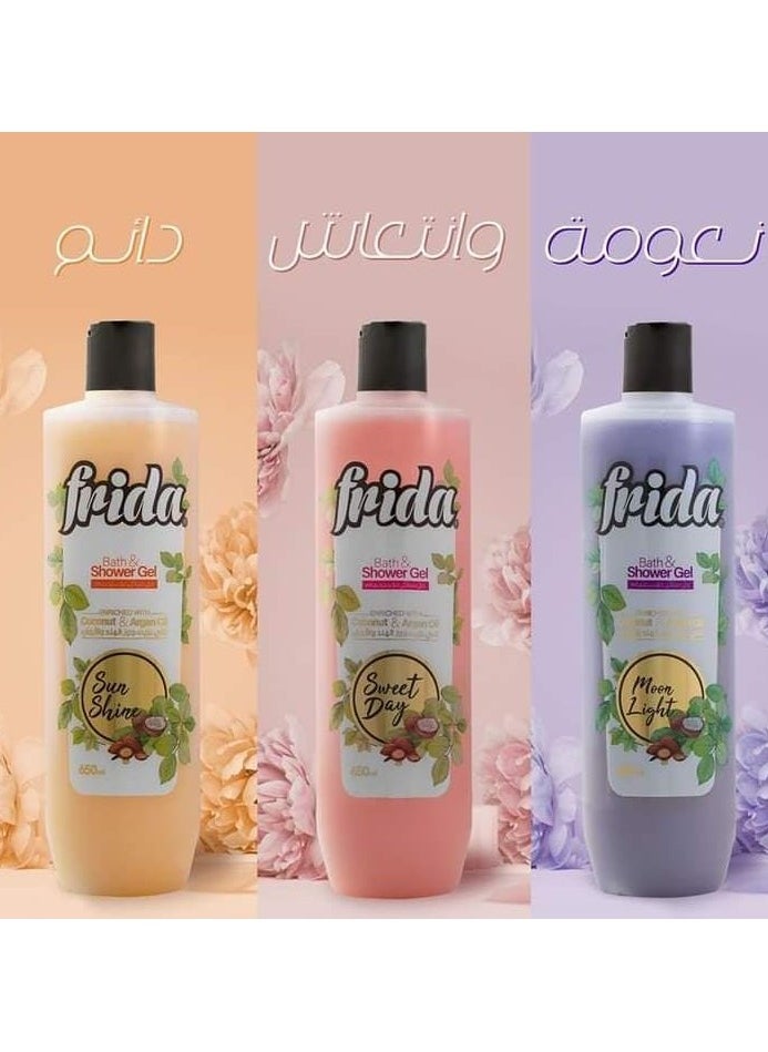 Frida Frida Bath & Shower Gel Sun Shine - 650 M + Lofa Multi Color  - Image 5