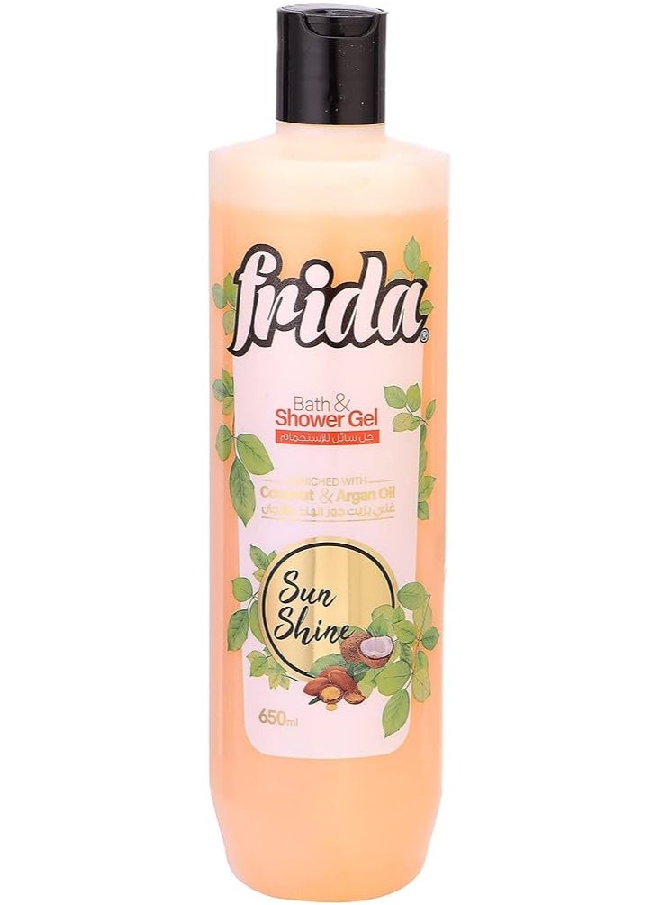 Frida Frida Bath & Shower Gel Sun Shine - 650 M + Lofa Multi Color  - Image 2