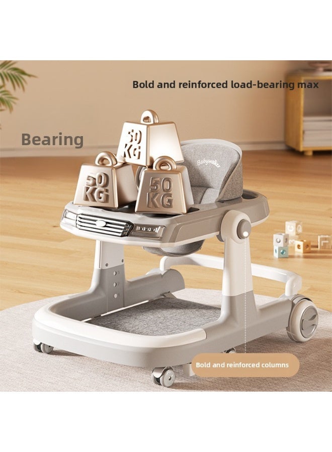 ORiTi عربة أطفال جديدة بأرجل مضادة على شكل O ووظيفة متعددة الاستخدامات مضادة للتقلب، يمكن للطفل البالغ من العمر سنة واحدة الجلوس على العربة - رمادي - Image 2