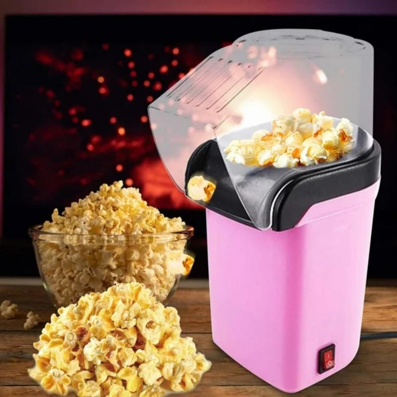 Drumstone Drumstone January Special Years Warranty Pink PM1200 Popcorn Maker Stylish Efficient Popcorn Machine for Quick Fresh Popcorn at Home Movie Nights Best Gift for Family Snack Lovers - Image 4