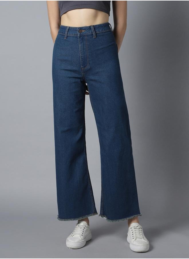 HIGH STAR - High Rise Wide Leg Jeans by Styli - Image 1