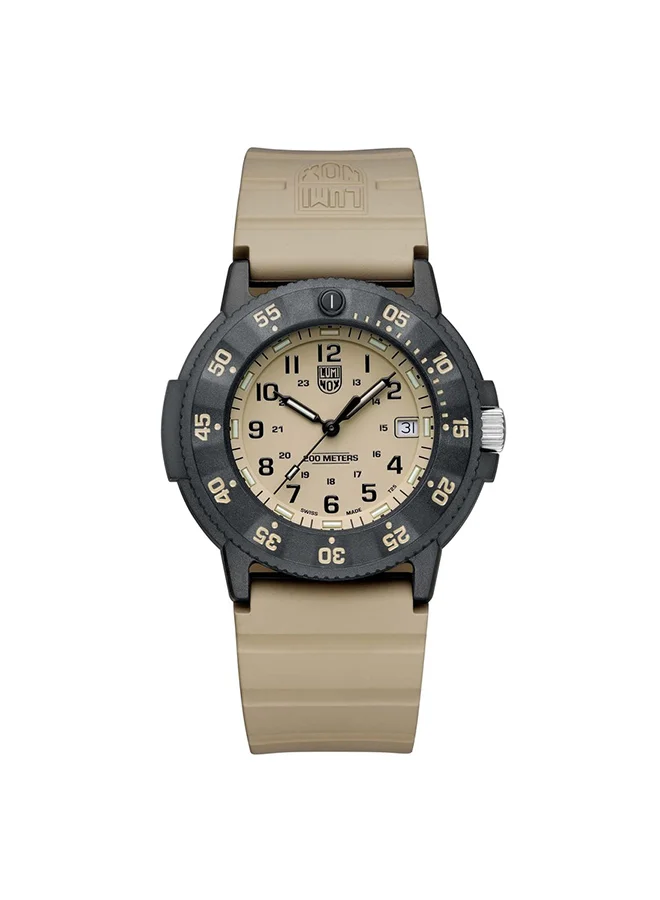 لومينكس ساعة يد للجنسين بعقارب دائرية من المطاط ... -  مم