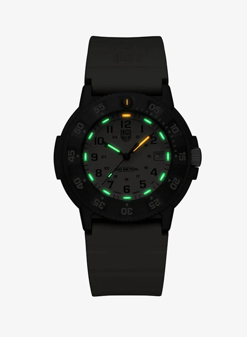 Luminox Unisex Analog Round Shape Rubber Wrist Watch XS.3010.EVO.S - 43 Mm