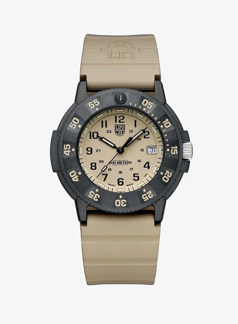 Luminox Unisex Analog Round Shape Rubber Wrist Watch XS.3010.EVO.S - 43 Mm