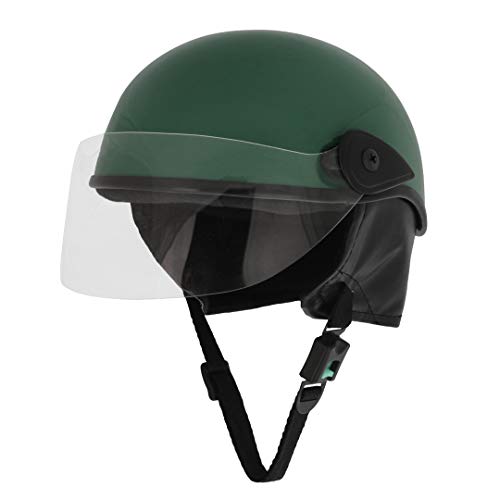 Sage Square Multipurpose Half Helmet for Men and Women (Small, Green Glossy) - Image 3