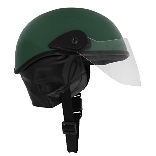 Sage Square Multipurpose Half Helmet for Men and Women (Small, Green Glossy) - Image 2