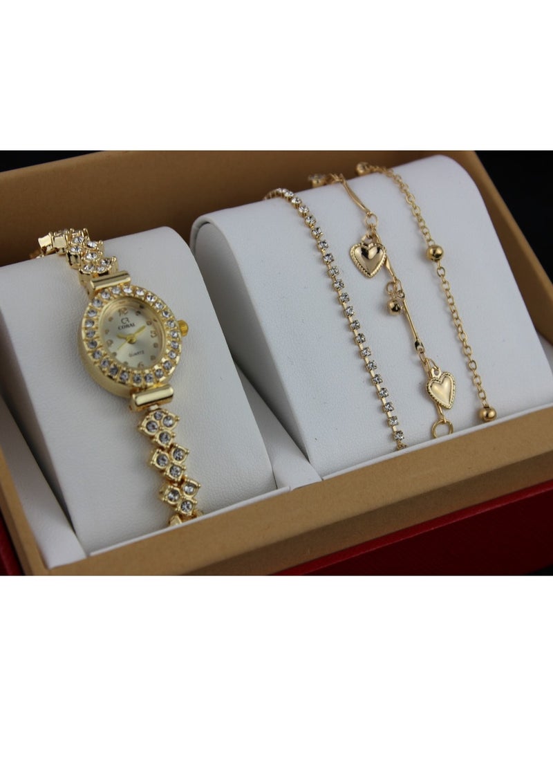 Reclaim with Argireline Women's evening watch set 