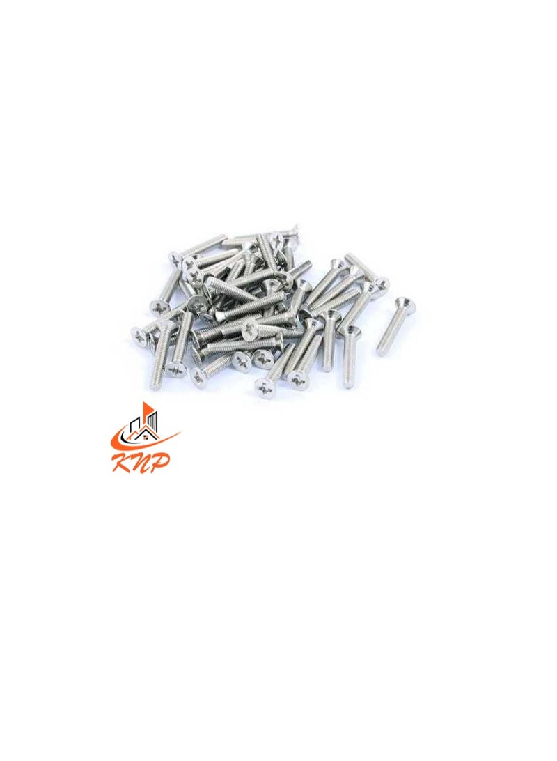 KNP Countersunk Machine Screws - Pack of 200 (M3 x 12mm) - Image 3