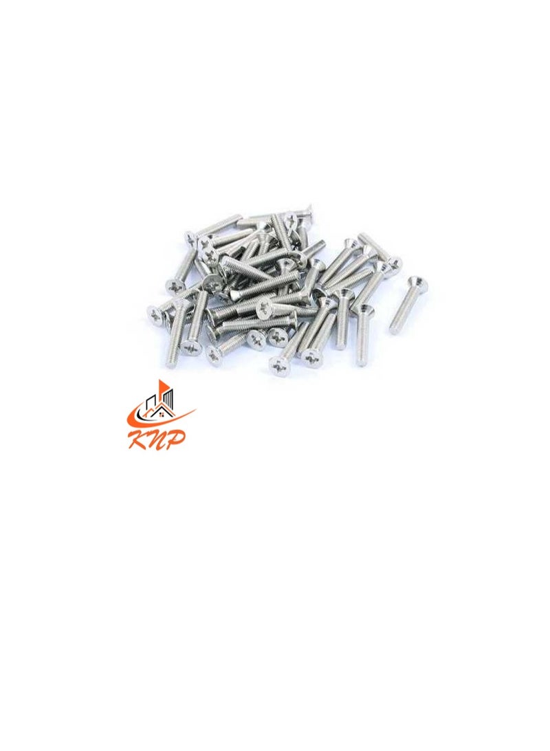 KNP Countersunk Machine Screws - Pack of 200 (M3 x 12mm) - Image 2
