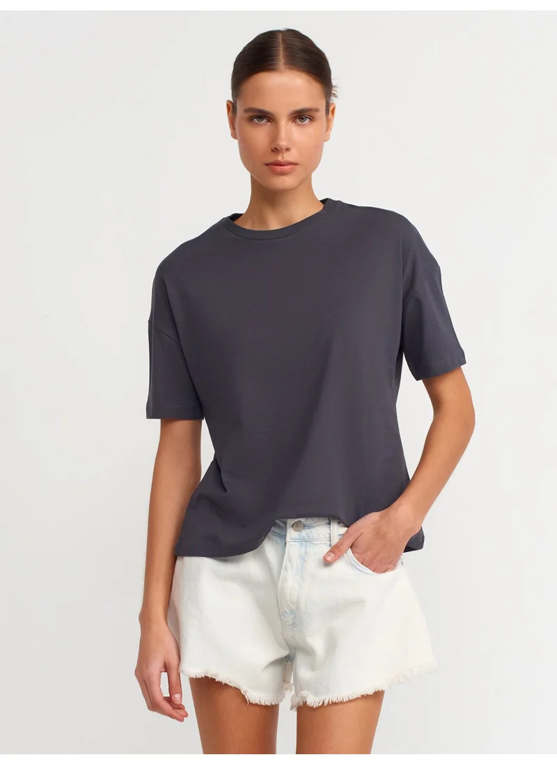 Dilvin 3683 Basic T-Shirt-Anthracite