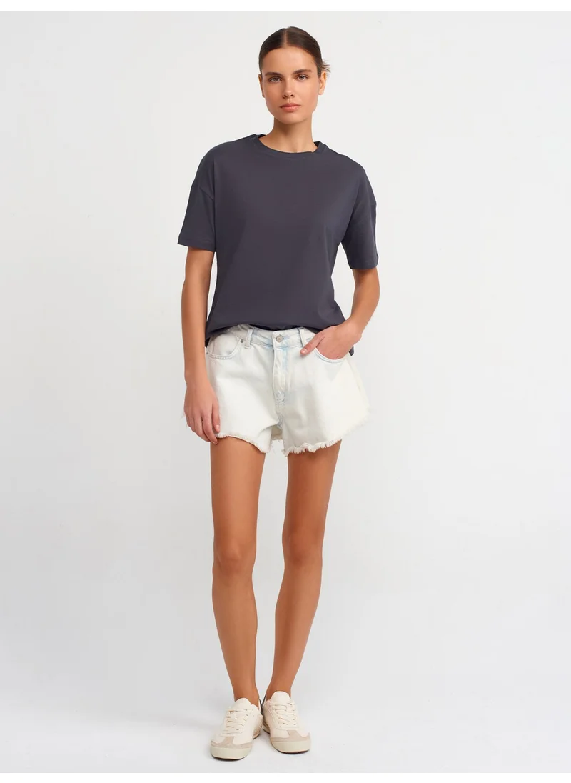 Dilvin 3683 Basic T-Shirt-Anthracite