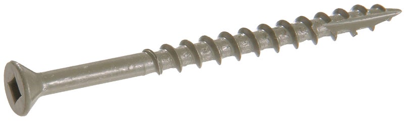 Hillman 48268 Exterior-Coated Square Drive Green Deck Screws ("9 x 3") - 250 Pieces - Image 1