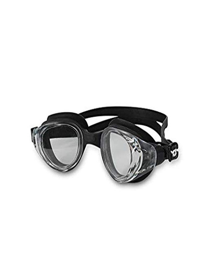 Zhoosh ™ Black Standard Swimming Goggles & Ear plugs