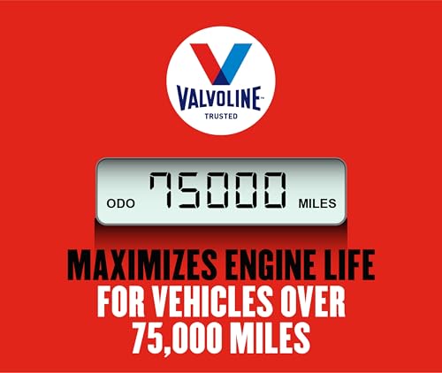 Valvoline High Mileage with MaxLife Technology 5W-20 Synthetic Blend Motor Oil 1 Quart (Pack of 6) - Image 5