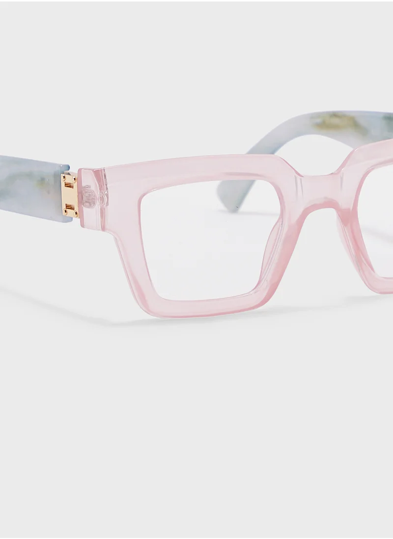 Ginger Anti Blue Laptop Optic Cat Eye Len Glasses