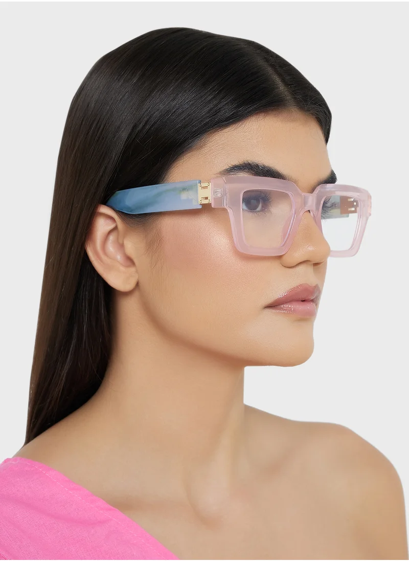Ginger Anti Blue Laptop Optic Cat Eye Len Glasses