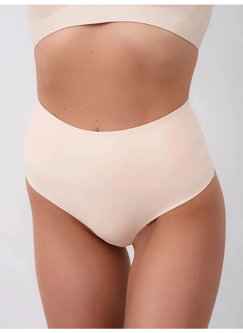 Mistirik Mystical Seamless Laser Cut High Waist Firming String Corset Thong Slip
