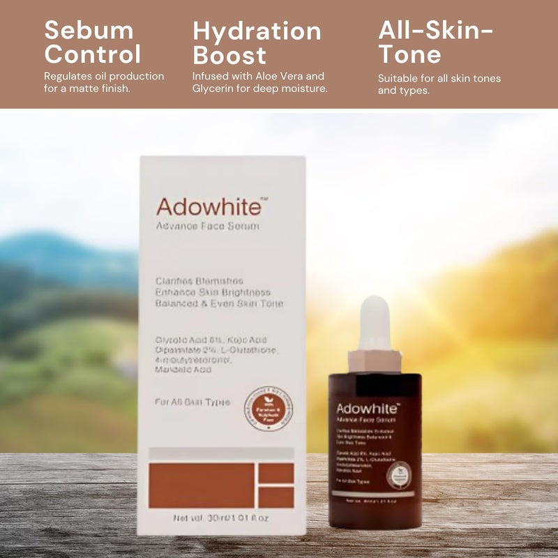 Adonis Adonis Adowhite Advance Face Serum  Reduces Sebum Secretion  Reduces Inflammation And Redness - Image 2