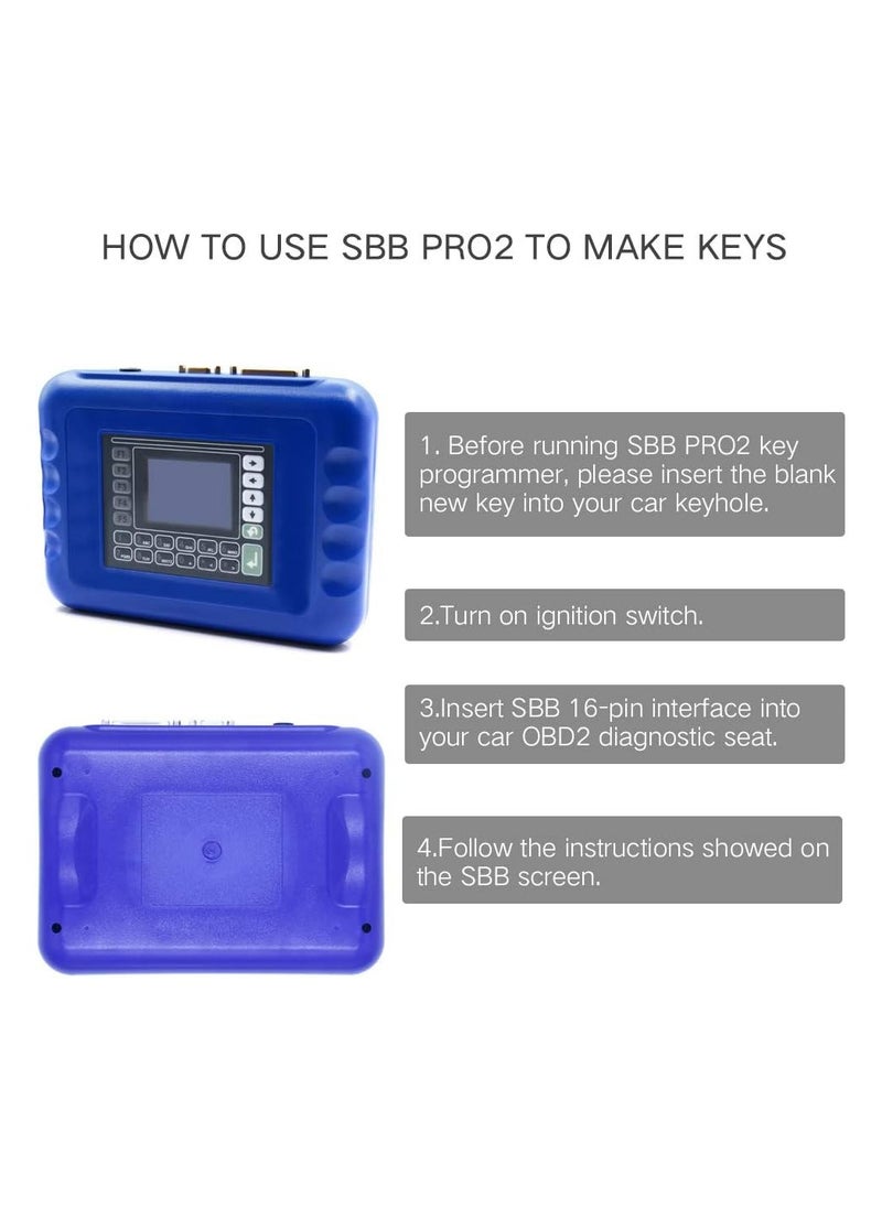 Generic - Car Key Programmer Sbb Pro2 V48.99 Supports G Chip Without Token Limit Car Key Programmer with CD Scanner - Image 1