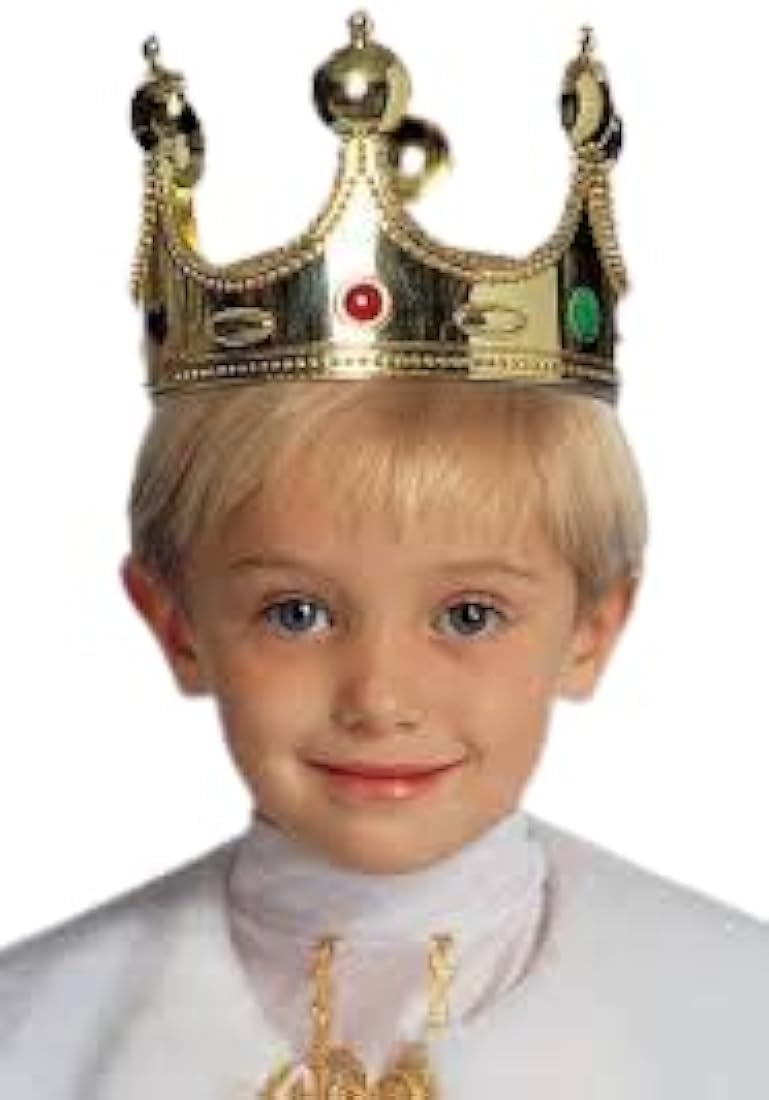 ROYALS زينة حفلة عيد الميلاد تاج الملك الذهبي، تاج الملك الذهبي - Image 3