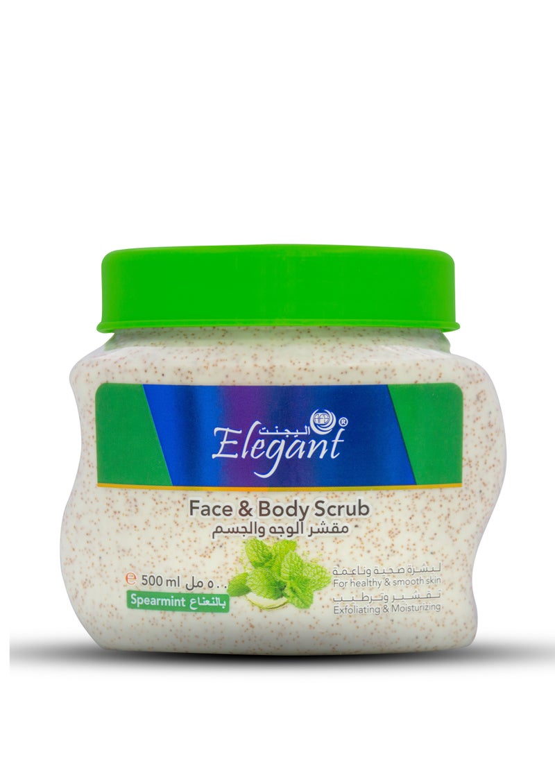 Elegant Spearmint Face and Body Scrub 500ML - Image 1