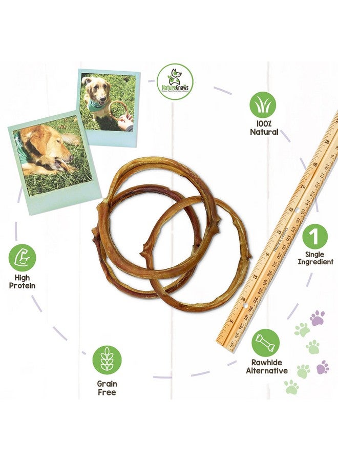 NATURE Bully Stick Rings For Dogs (5 Count)  Long Lasting For Aggressive Chewers  Natural Beef Dog Chew Bones  Rawhide Free  - Image 3
