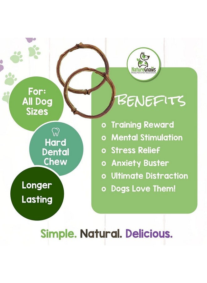 NATURE Bully Stick Rings For Dogs (5 Count)  Long Lasting For Aggressive Chewers  Natural Beef Dog Chew Bones  Rawhide Free  - Image 5