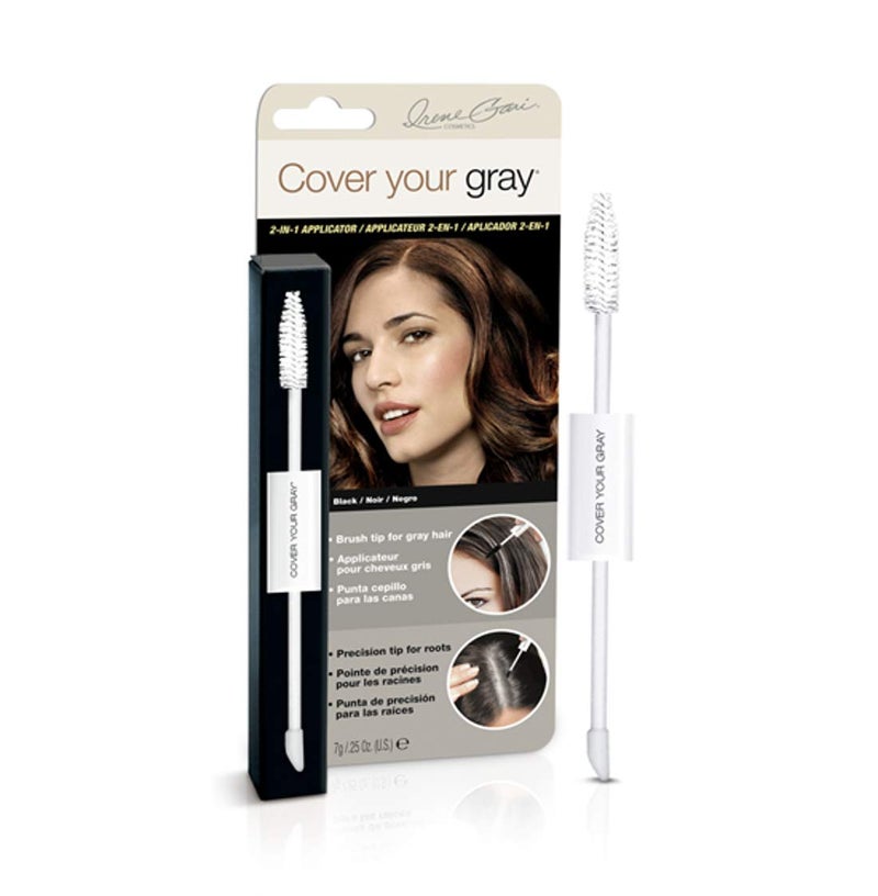 Cover Your Gray Daggett & Ramsdell Cover Your Gray 2-in-1 Mascara Wand & Sponge Tip Applicator, Black, 0.5 Ounce