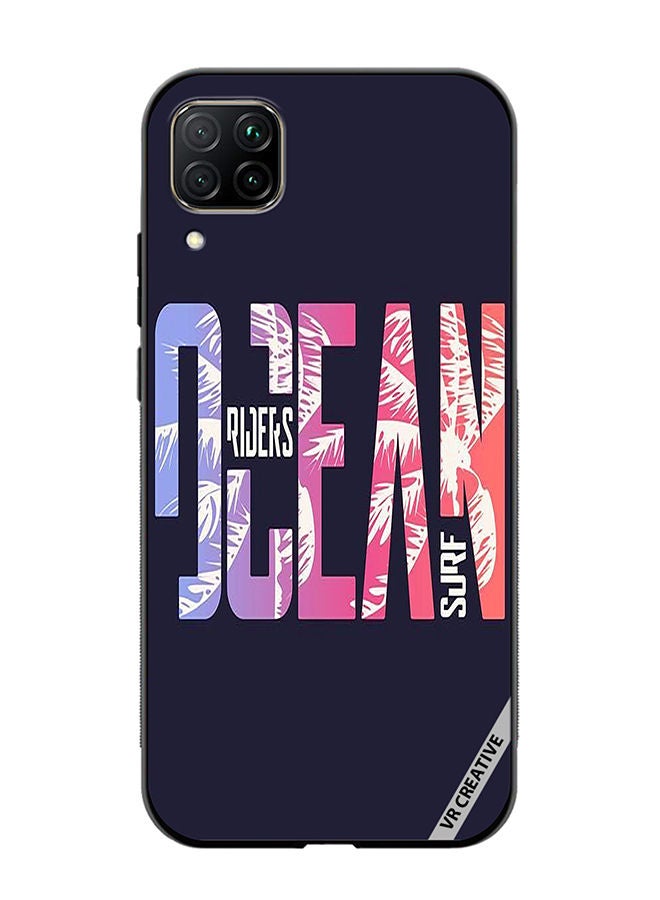 VR CREATIVE Protective Case Cover For Huawei Nova 7i/P40 Lite Ocean Design Multicolour - Image 1