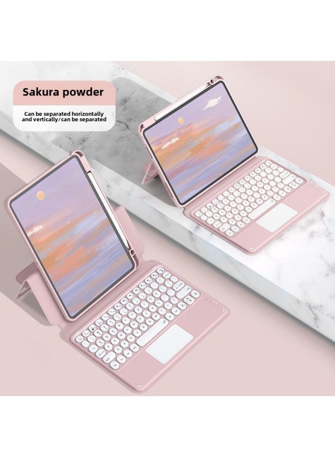 For IPAD 10 Generation 10.9 Protective Case AIr5 Flat Panel Bluetooth Keyboard 10.2 Magnetic Rotating Leather Case-Color: Magnetic Split Horizontal And Vertical Rotation-Applicable Model:iPad Pro 2018 Edition Full Screen (11 Inches)