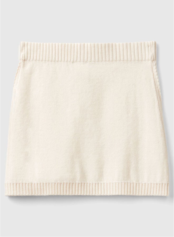 Benetton Knit mini skirt  - Image 3