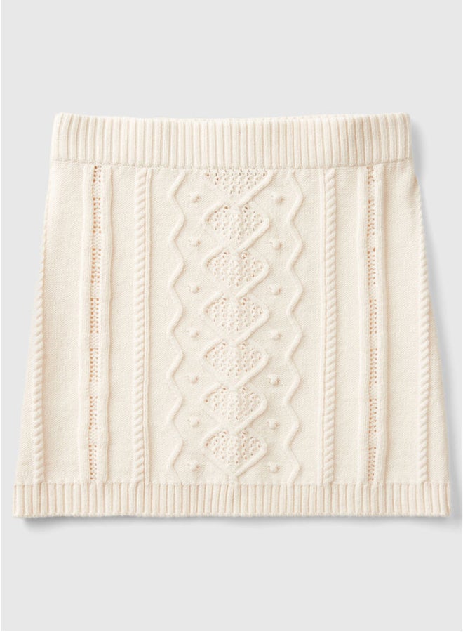 Benetton Knit mini skirt  - Image 4