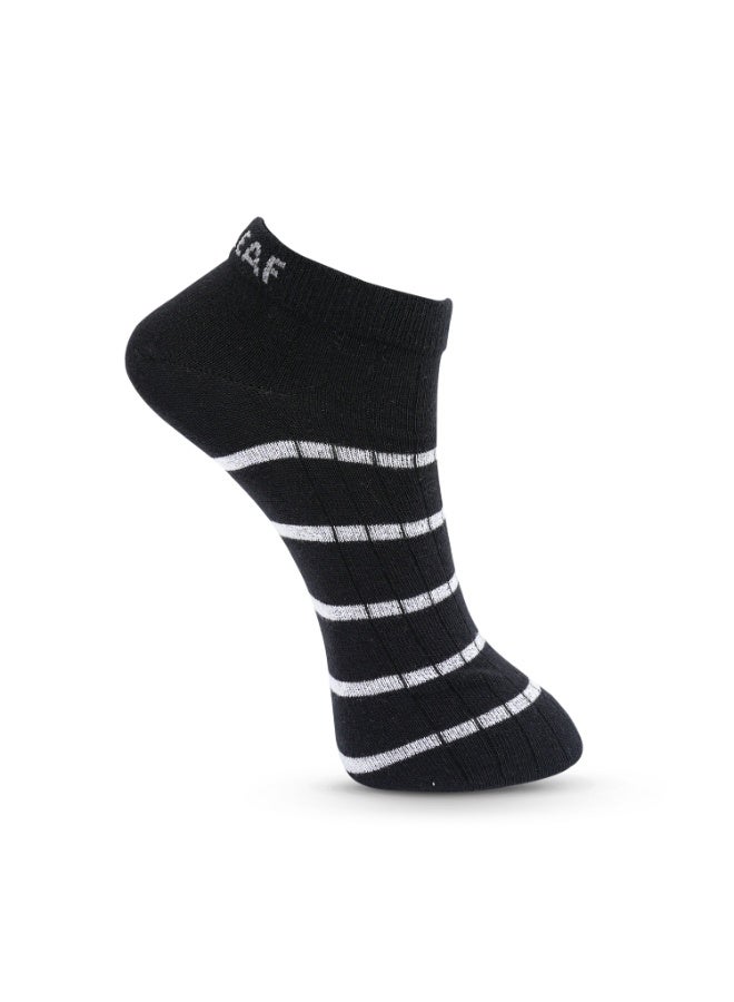 White Leaf Mens Breathable Cotton Low Cut Ankle Socks - 3 Pairs, Moisture Wicking, Active Stretch, Low Cut Breathable - Image 2