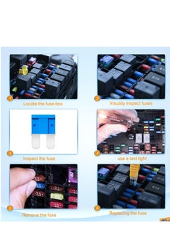 KASTWAVE Automotive Replacement Fuses, 105PCS Micro2 Fuse ATR APT Car Blade Fuses Assortment Kit 5A 7.5A 10A 15A 20A 25A 30A Automotive Fuse with Fuse Puller for Cars Trucks SUVs RVs  - Image 4